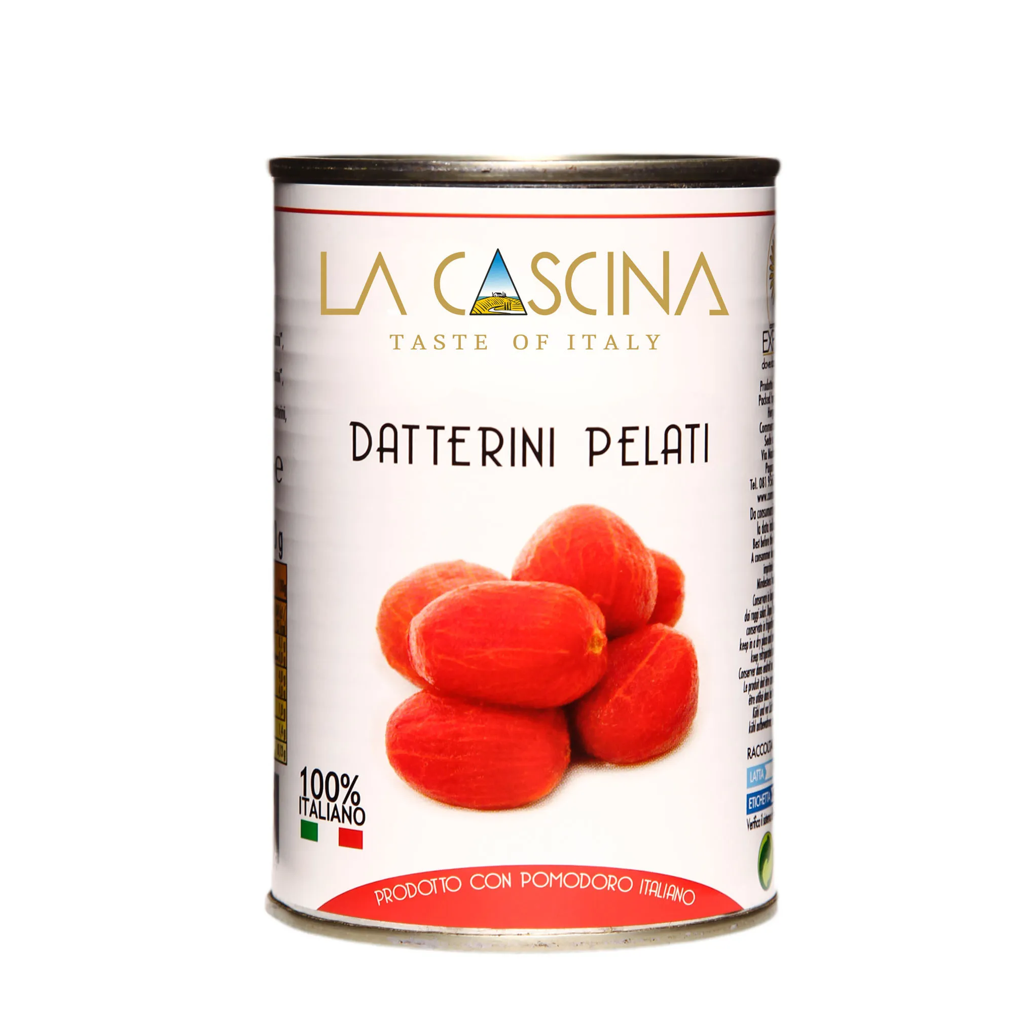 Date Tomatoes peeled tin 2500 gr