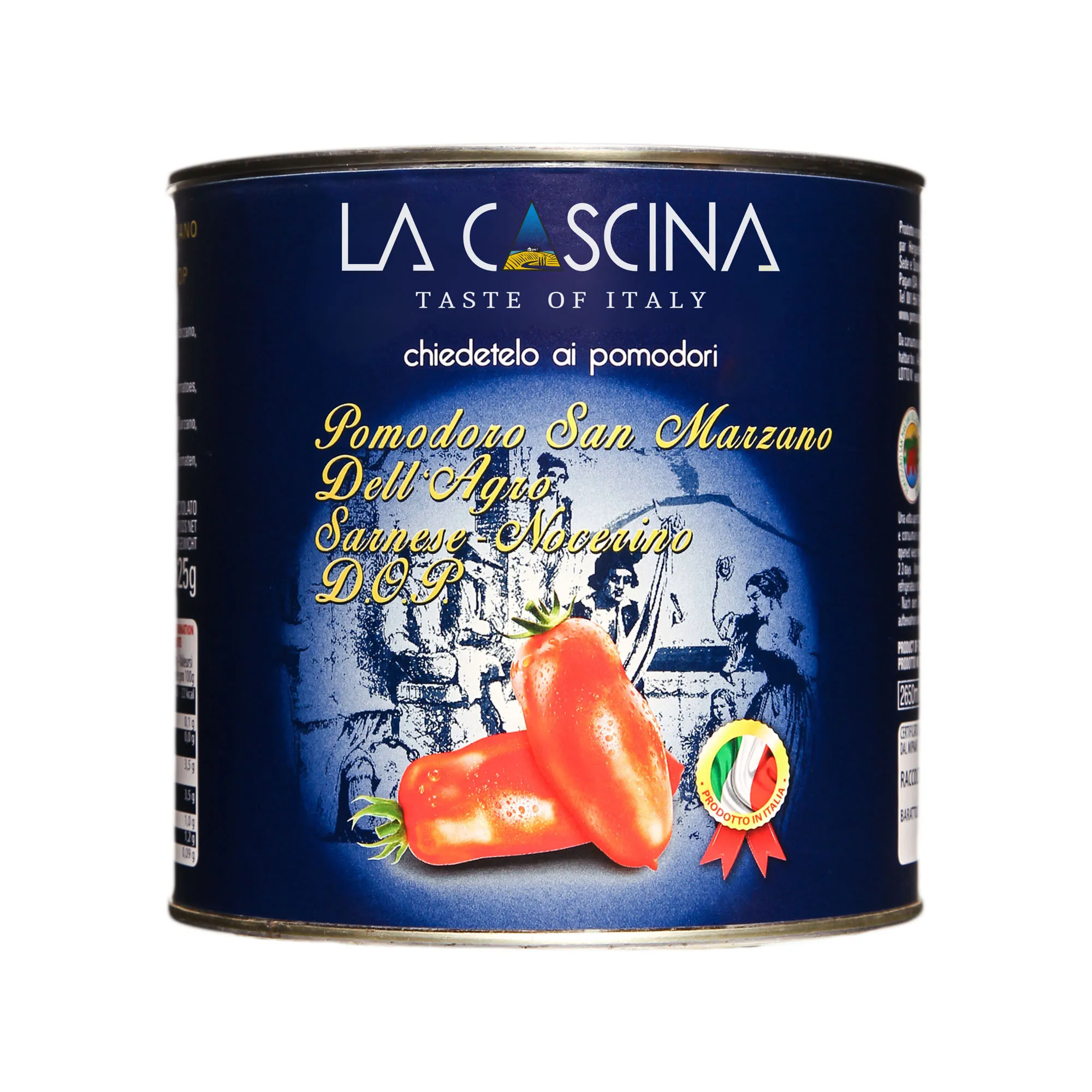 San Marzano tomato d.o.p. tin 2500 gr