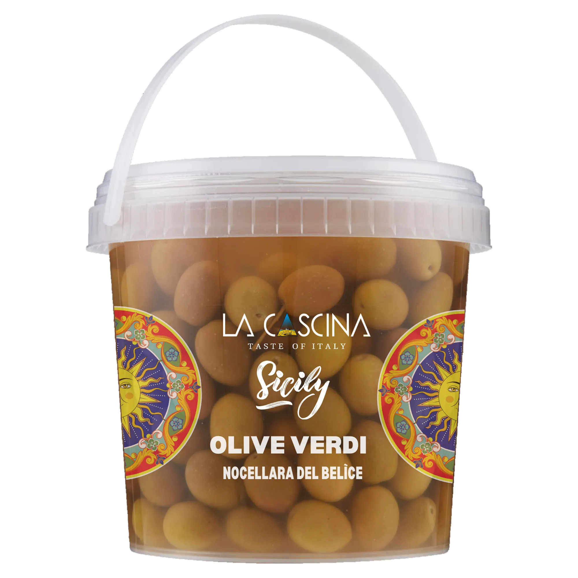 Green olives Nocellara del Belice bucchie 5 kg